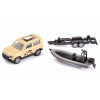 SIKU Blister Land Rover Defender Safari mit Boot