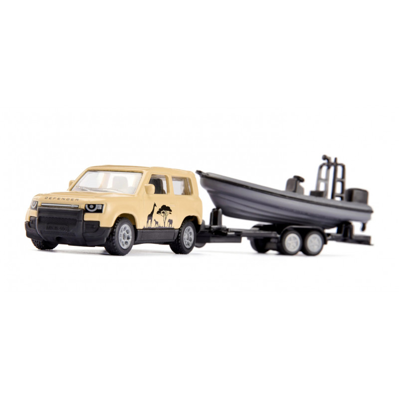 SIKU Blister Land Rover Defender Safari mit Boot