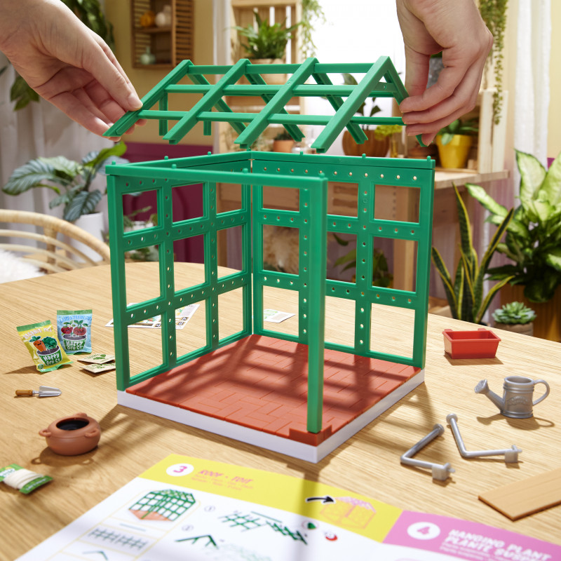MGA's Miniverse – Spaces Starter-Set Gewächshaus, Miniatur-Bastelset
