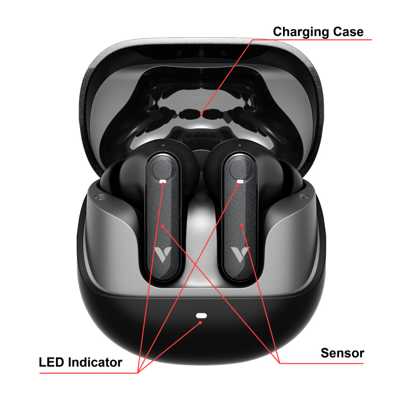 Verbatim TruSound Pro Earbuds Schwarz