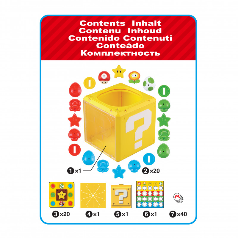 EPOCH Games Super Mario Question Block Stapelspiel