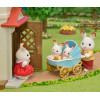 EPOCH Sylvanian Families Schokoladenhasen-Zwillinge mit Kinderwagen