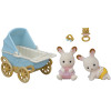 EPOCH Sylvanian Families Schokoladenhasen-Zwillinge mit Kinderwagen