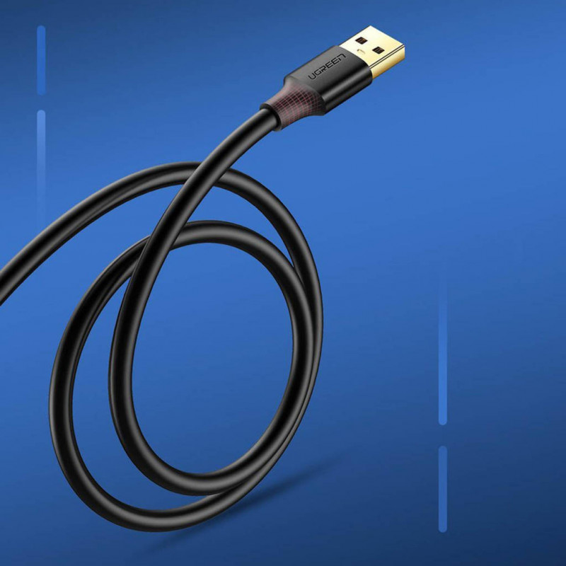 UGREEN US129 USB 3.0 Verlängerungskabel 0,5 m Schwarz