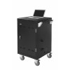 LEBA Flex 24 Notebook-Trolley für 24 Notebooks bis 15,6 Zoll - Hellgrau/Anthrazit