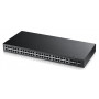 ZyXEL GS1920-48 48-Port Gigabit Smart Managed Switch mit 4 SFP-Uplinks und PoE+ (375W)