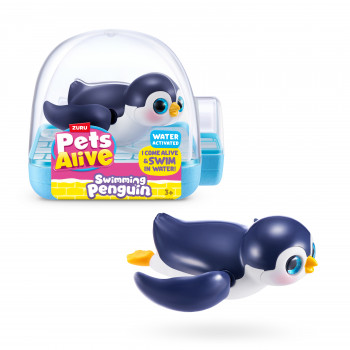 Zuru Pets Alive Schwimmender Pinguin - verschiedene Farben, robotisches Badespielzeug