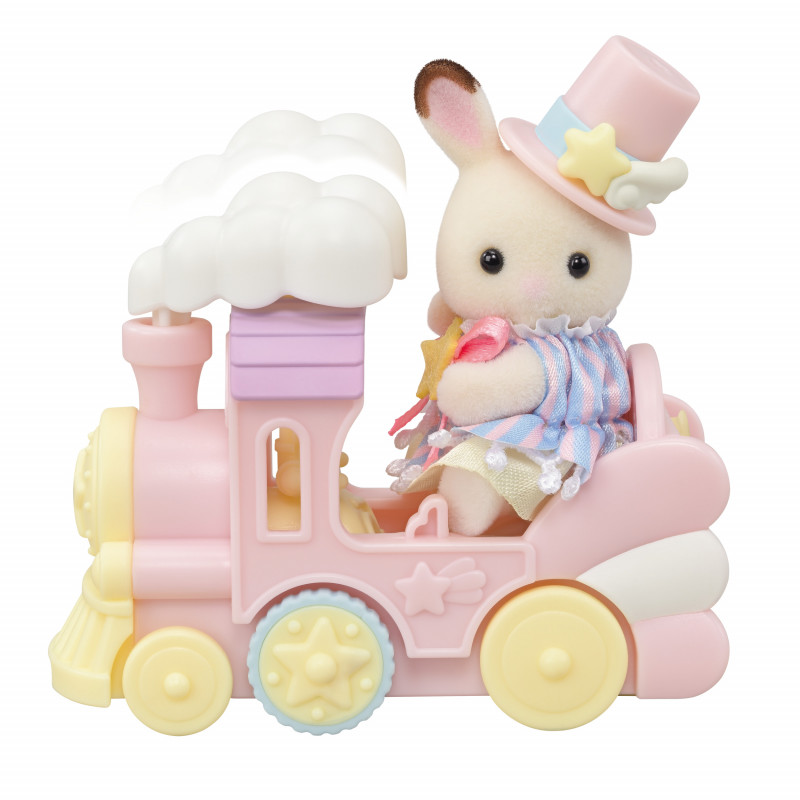 Sylvanian Families Vergnügungspark Spielset mit Zugfahrt