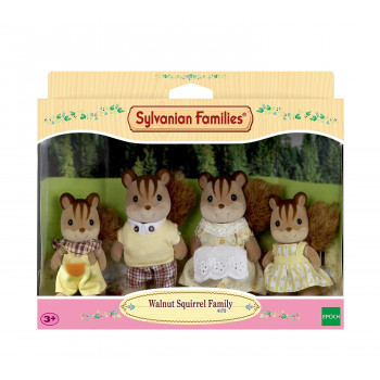 Epoch Sylvanian Families Walnuss-Eichhörnchen-Familie Figurenset