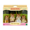 Epoch Sylvanian Families Walnuss-Eichhörnchen-Familie Figurenset