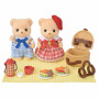 EPOCH Sylvanian Families Biscuit Bear Geschwister Picknick-Spaß Spielset