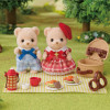 EPOCH Sylvanian Families Biscuit Bear Geschwister Picknick-Spaß Spielset