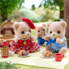 EPOCH Sylvanian Families Biscuit Bear Geschwister Picknick-Spaß Spielset