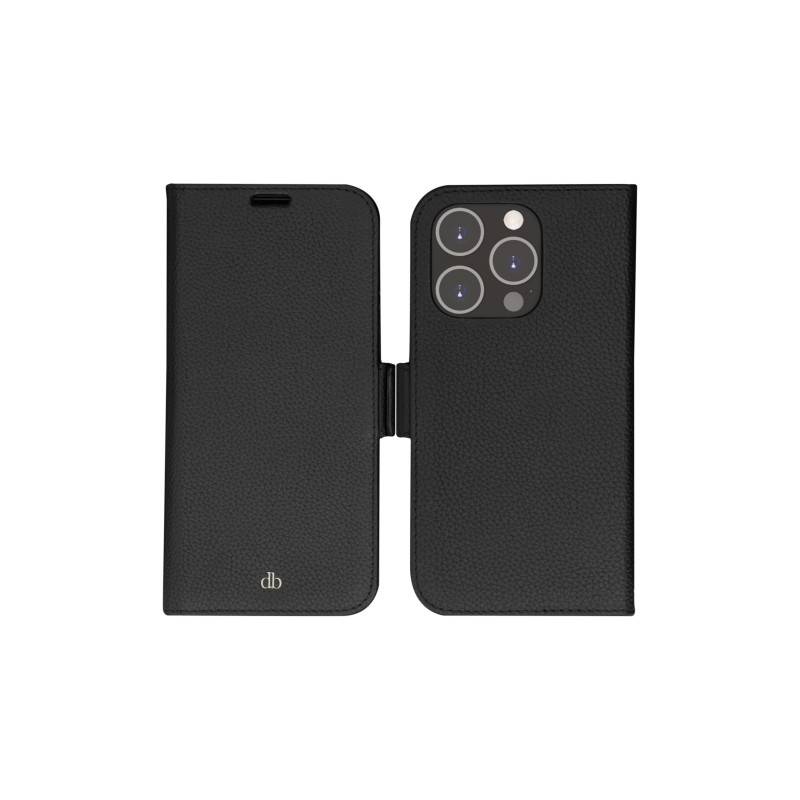 dbramante1928 New York 2-in-1 Wallet Hülle für iPhone 14 Pro - Schwarz