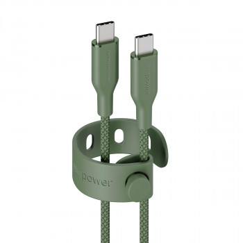 PanzerGlass Racing 60W USB-C auf USB-C Kabel 1,2 m Grün