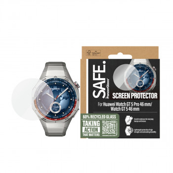 SAFE by PanzerGlass Panzerglas-Displayschutz für Huawei Watch GT 46mm / Pro 46mm