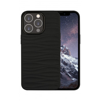 dbramante1928 Dune iPhone 14 Pro Hülle Schwarz Vollnarbenleder
