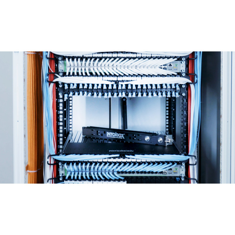 PATCHBOX Setup.exe Rack-Montagewerkzeug für 19-Zoll-Geräte, Schwarz