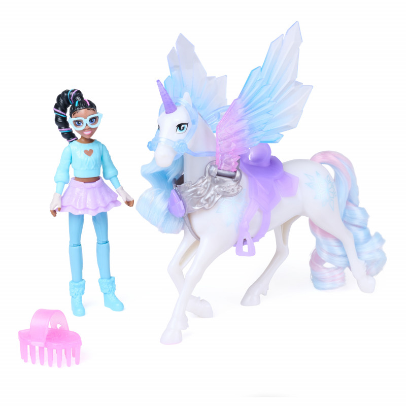 Spin Master Unicorn Academy Wing Magic Layla und Glacier Spielset