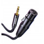 UGREEN AV182 XLR-Stecker auf 3,5-mm-TRS-Stecker Audiokabel 1 m Schwarz