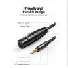 UGREEN AV182 XLR-Stecker auf 3,5-mm-TRS-Stecker Audiokabel 1 m Schwarz