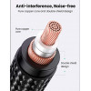 UGREEN AV182 XLR-Stecker auf 3,5-mm-TRS-Stecker Audiokabel 1 m Schwarz