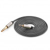 UGREEN 3,5 mm Klinkenkabel Stereo-Audiokabel TRS Stecker-Stecker 1 m Grau
