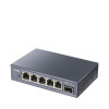 CUDY GS105ES1 5-Port Gigabit Light Managed Switch mit 1 SFP, 4 RJ45, VLAN, QoS, Desktop