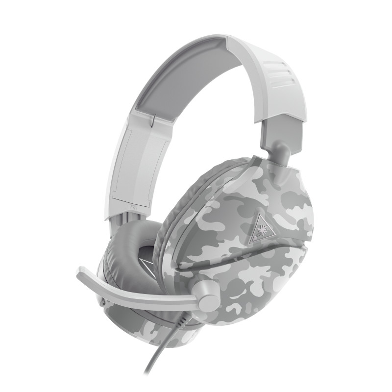 Turtle Beach RECON 70 kabelgebundene Over-Ear-Gaming-Kopfhörer mit klappbarem Mikrofon, Weiß Camo (TBS-6230-02)