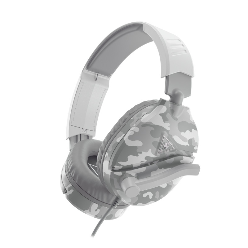 Turtle Beach RECON 70 kabelgebundene Over-Ear-Gaming-Kopfhörer mit klappbarem Mikrofon, Weiß Camo (TBS-6230-02)
