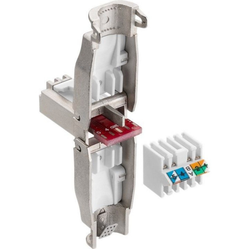 Techly 105872 RJ45 Cat6a 10G Modularstecker werkzeuglos, STP