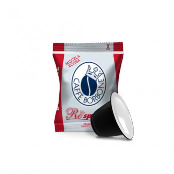 Caffè Borbone Respresso Miscela Rossa Kaffeekapseln für Nespresso, 100 x 5 g, einzeln verpackt