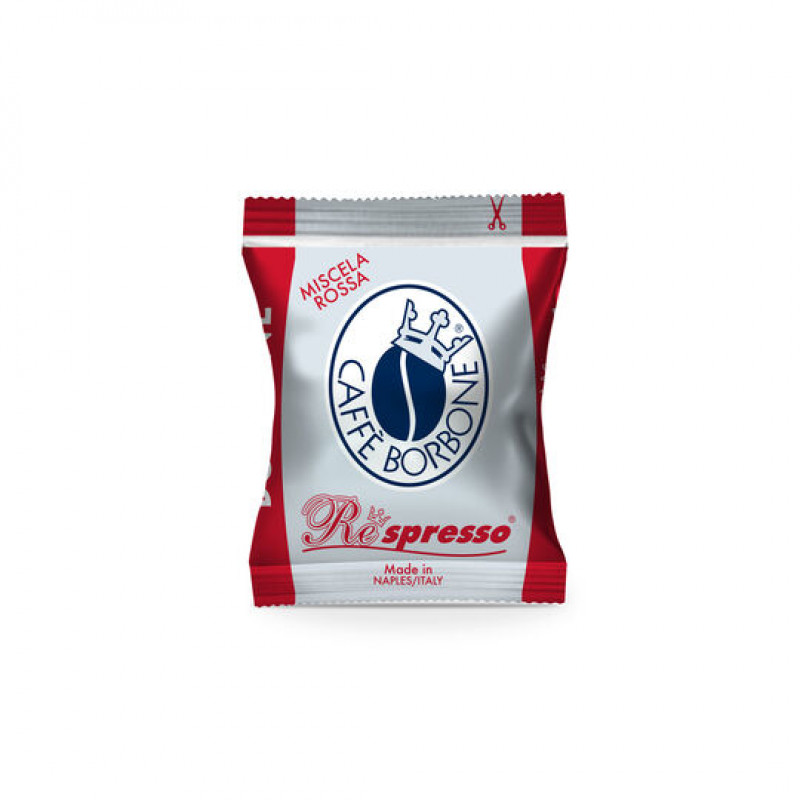 Caffè Borbone Respresso Miscela Rossa Kaffeekapseln für Nespresso, 100 x 5 g, einzeln verpackt
