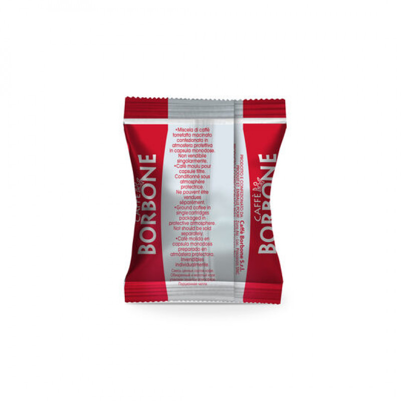 Caffè Borbone Respresso Miscela Rossa Kaffeekapseln für Nespresso, 100 x 5 g, einzeln verpackt
