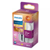 Philips LED Classic WarmGlow P45 klar dimmbar E27 2,3W 250lm 2200-2700K