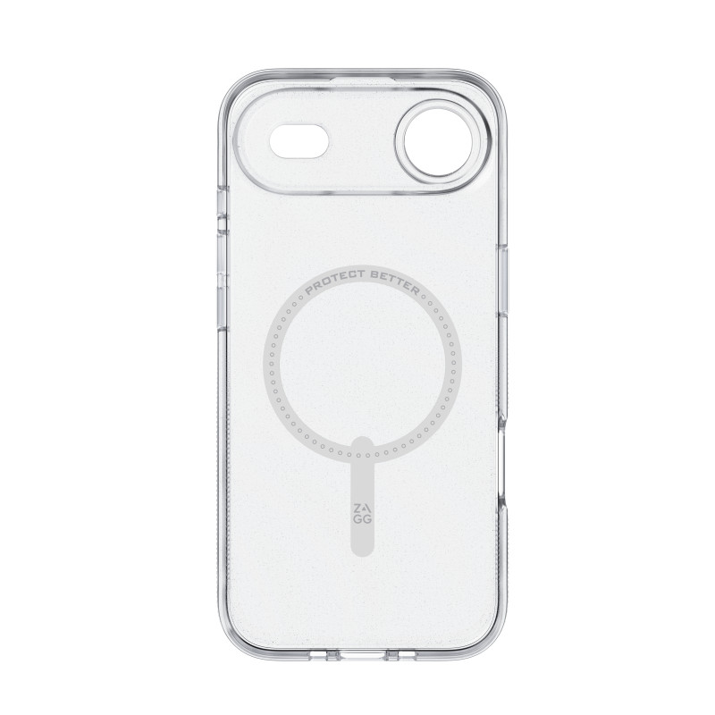 ZAGG Milan Snap Hülle für Apple iPhone 13 Pro Max - Transparent mit Glitzerwirbel