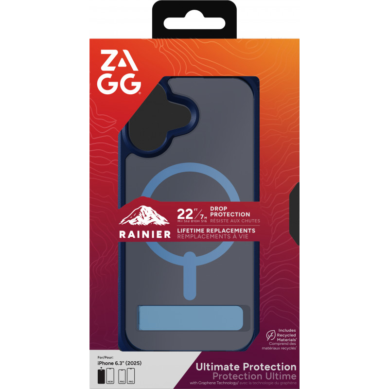 ZAGG Rainier Snap Case für iPhone 17 - Cobalt Horizon