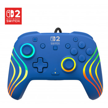 Turtle Beach Afterglow Wave kabelgebundener Controller für Nintendo Switch 2, Blau (TBC-8006-25)