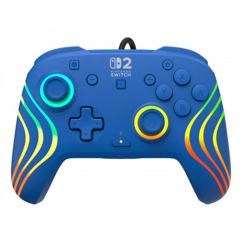 Turtle Beach Afterglow Wave kabelgebundener Controller für Nintendo Switch 2, Blau (TBC-8006-25)