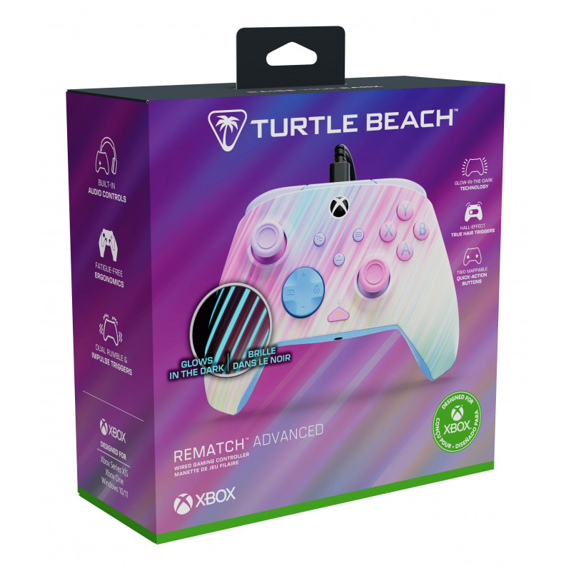 Turtle Beach Rematch Advanced Xbox Controller, Cotton Candy (TBC-2003-35)