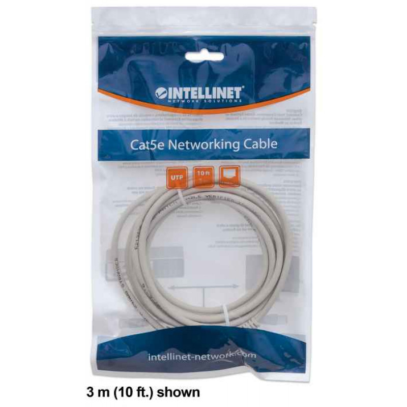 Intellinet Cat6 U/UTP Netzwerkkabel, 1,5 m, grau