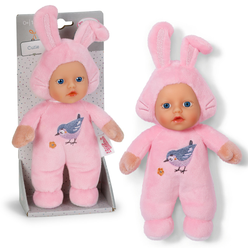 ZAPF CREATION Baby born for babies Cutie 3 Assorted 18cm Stoffpuppe