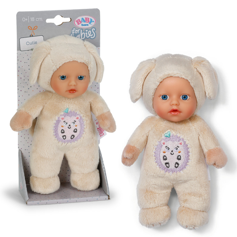 ZAPF CREATION Baby born for babies Cutie 3 Assorted 18cm Stoffpuppe