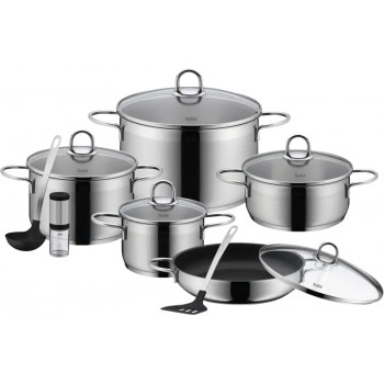 Silit Diamant 9-teiliges Kochgeschirr-Set, Edelstahl