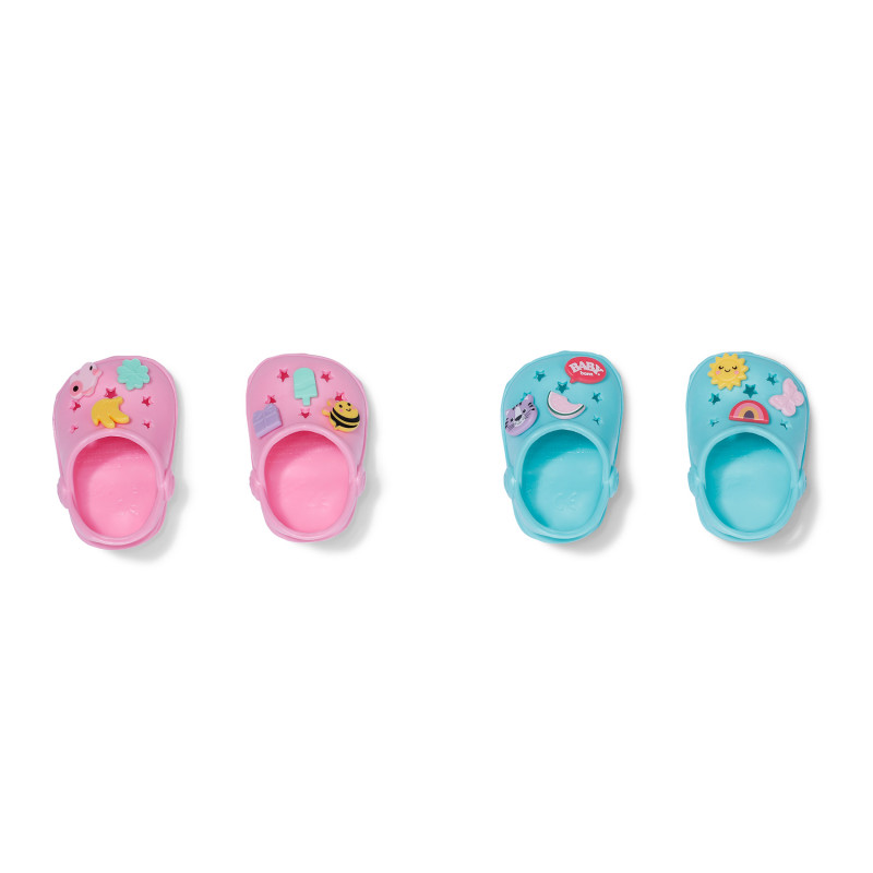ZAPF CREATION BABY born Badeschuhe mit Pins, 2 Paar, für 43 cm Puppen