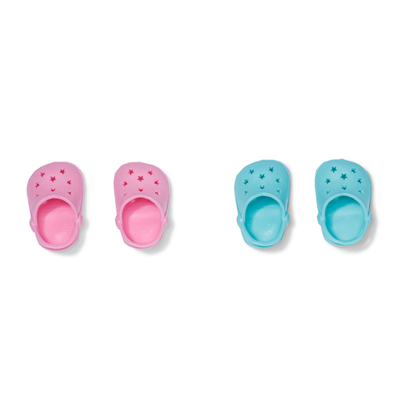 ZAPF CREATION BABY born Badeschuhe mit Pins, 2 Paar, für 43 cm Puppen