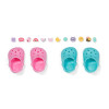 ZAPF CREATION BABY born Badeschuhe mit Pins, 2 Paar, für 43 cm Puppen