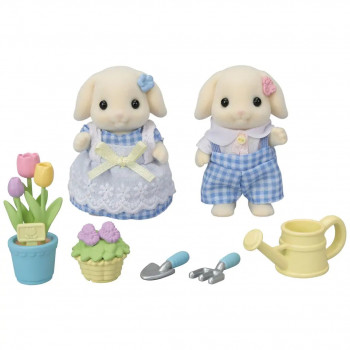 EPOCH Sylvanian Families - Blumen- und Garten-Spielset mit Figuren