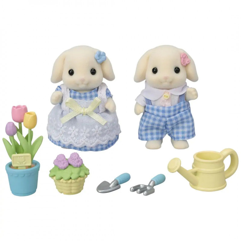 EPOCH Sylvanian Families - Blumen- und Garten-Spielset mit Figuren