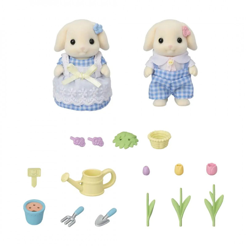 EPOCH Sylvanian Families - Blumen- und Garten-Spielset mit Figuren